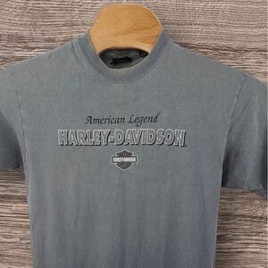 Delaware Harley Davidson Shirt Size Medium 2003 Gray Support Troops‎ Ride Biker